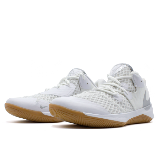 NIKE HYPERSPEED COURT WHITE/MTLC SILVER  | 