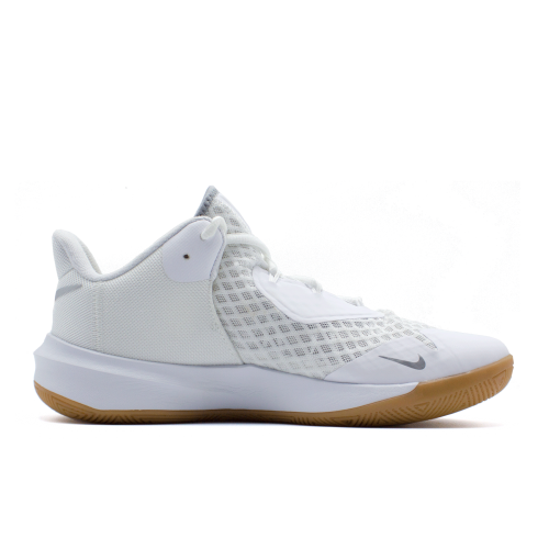 NIKE HYPERSPEED COURT WHITE/MTLC SILVER  | 