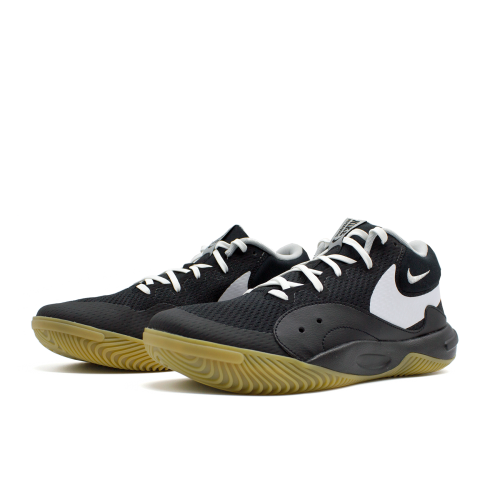 NIKE HYPERQUICK BLACK/WHITE-FLT SILVER  | 