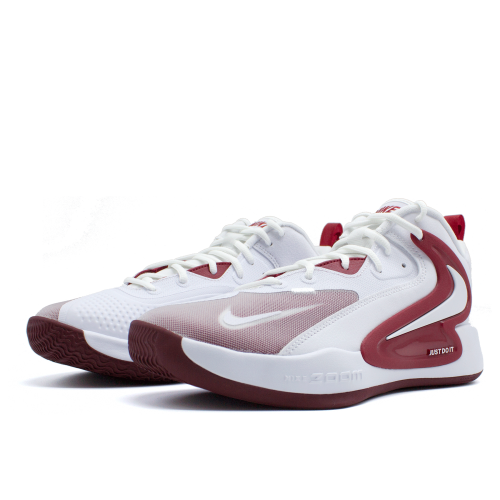 NIKE ZOOM HYPERSET 2 WHITE/TEAM CRIMSON-PHOTON DUST  | 