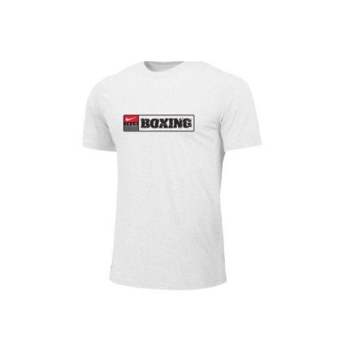 NIKE BOXING TRAINING TEE WHITE BX07 Atletium Talla XL
