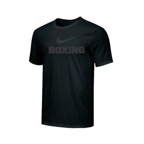 NIKE BOXING TRAINING TEE BLACK BX04  | 