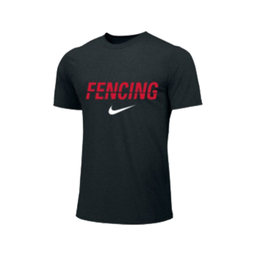 NIKE FENCING TRAINING TEE BLACK FE10  | 