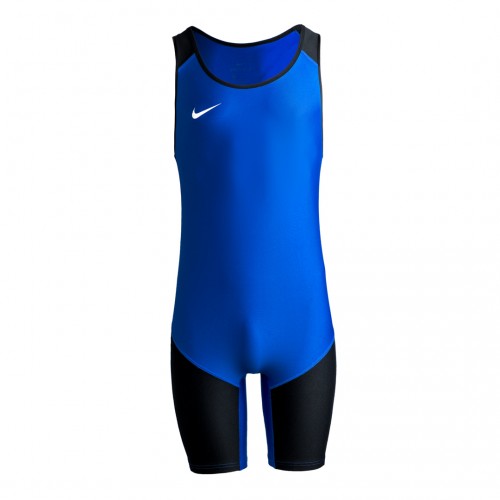 WOMENS WEIGHTLIFTING SINGLET BLUE/BLACK  | 