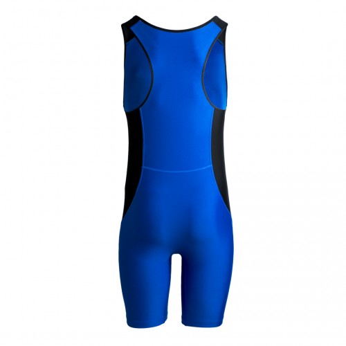 WOMENS WEIGHTLIFTING SINGLET BLUE/BLACK  | 